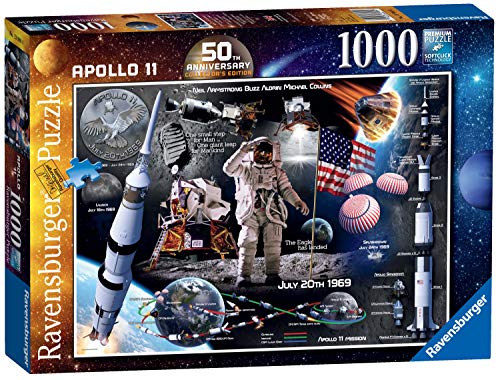 Ravensburger 50th Anniversary Moon Landing 1000pc Jigsaw Puzzle