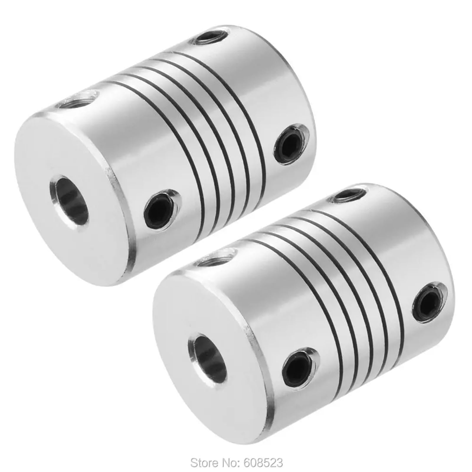 4 Stück 5 x 8 5 x 10 4/5/6/7/8/10 mm Motorbackenwellenkupplung 5 mm bis 8 mm flexible Kupplung, Wellen-Außendurchmesser 20 x 25 mm (Size : 6.35X8)