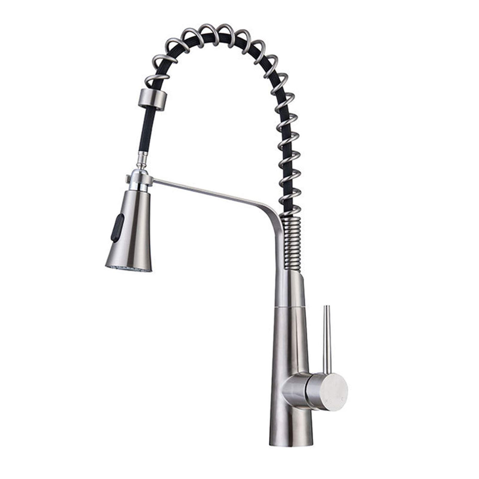Robinet de cuisine col de cygne avec douchette extractible
