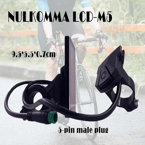 Miniatura 3 de TZ5 LCD-M5 Medidor de pantalla LCD de bicicleta eléctrica Conector impermeable de 5 pines 24V-60V Universal Ebike Pantalla Panel de control E-Bike