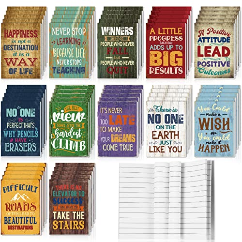 Mini blocs-notes inspirants rétro : lot de 60 carnets chrétiens de poche