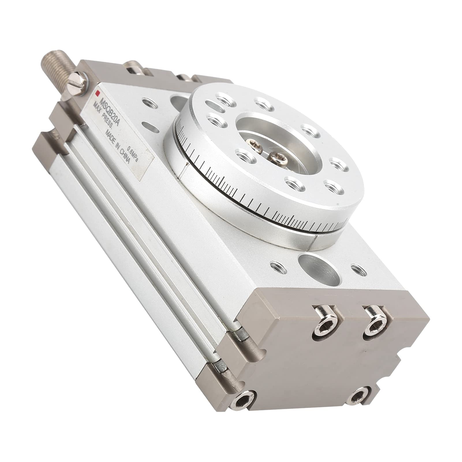 Type de Table Rotative à Crémaillère Actionneur Rotatif Pneumatique Type à Crémaillère et Pignon Vérin Pneumatique en Acier Allié à Double Effet