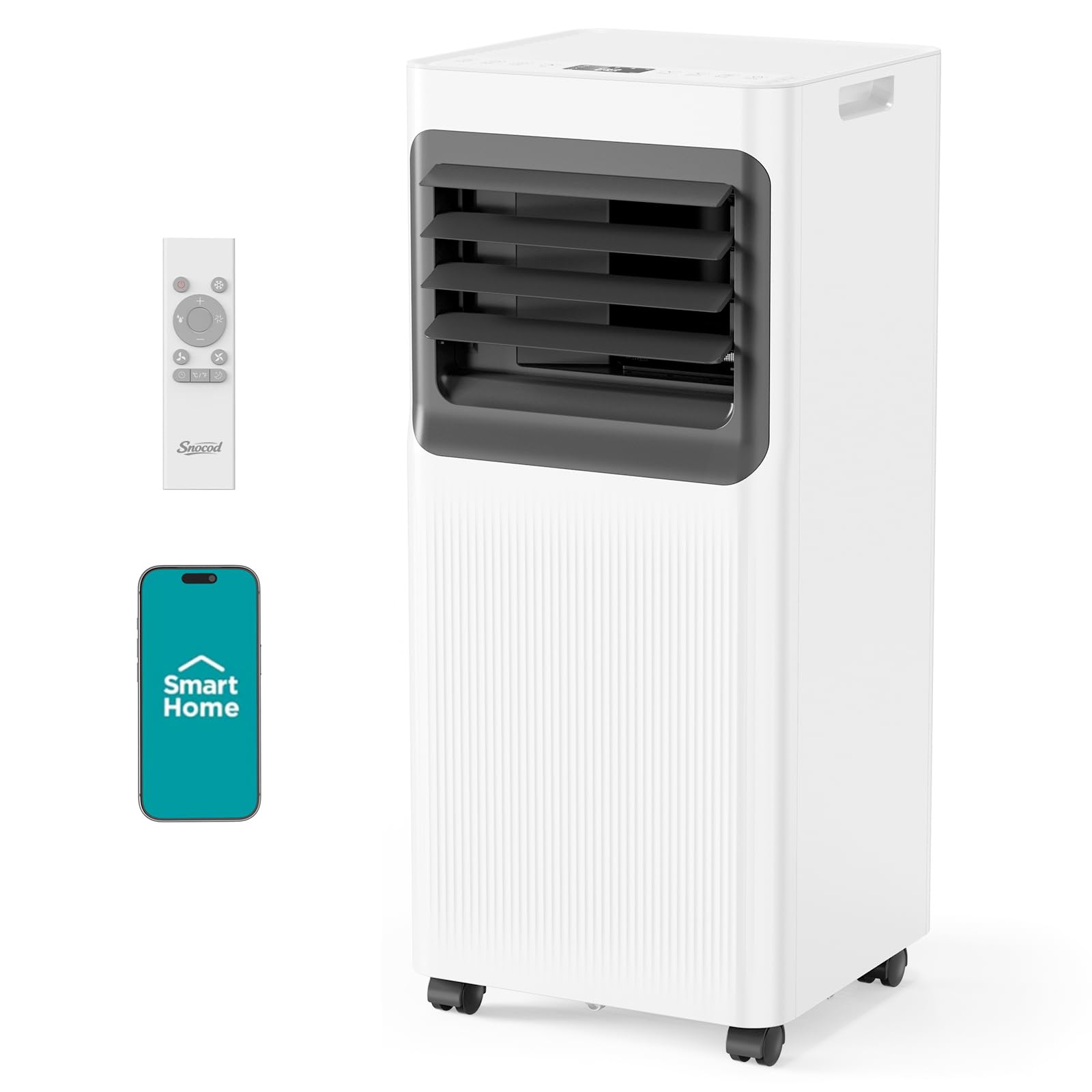 Photo 1 of 16000 BTU Portable Air Conditioner for Large Rooms up to 750 Sq. Ft., 5-in-1 Smart AC with WiFi App & Remote, 42dB Sleep Mode, Dehumidifier, Fan, 24H Timer, Child Lock & Window Kit