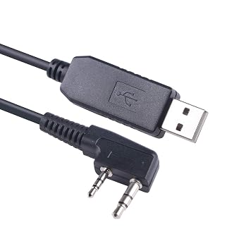 6FT USB Programming Cable Compatible with Baofeng BTECH, Kenwood, and AnyTone Radio FT232RL Chip
