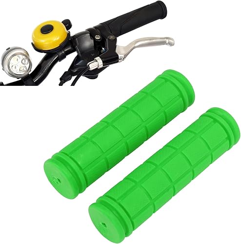 Miniatura 7 de Empuñaduras de mango para bicicletas, 1 par de empuñaduras de goma para manillar, evitar deslizamientos y para bicicletas de larga duración para