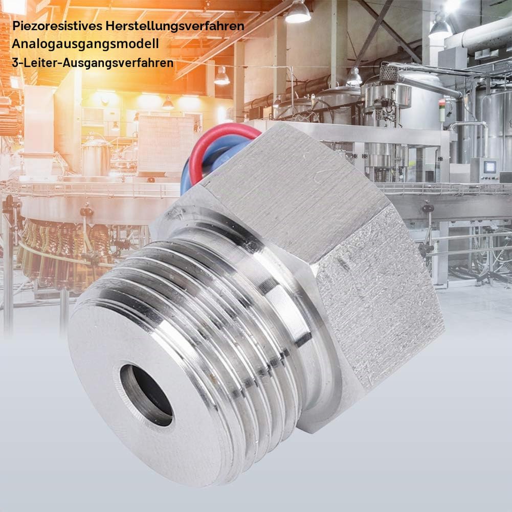 Drucksensor 0-300 bar DC 5V Analogausgang 3-Draht Hochpräziser Druckmessbereich für Industrie und Heimwerker Anwendungen
