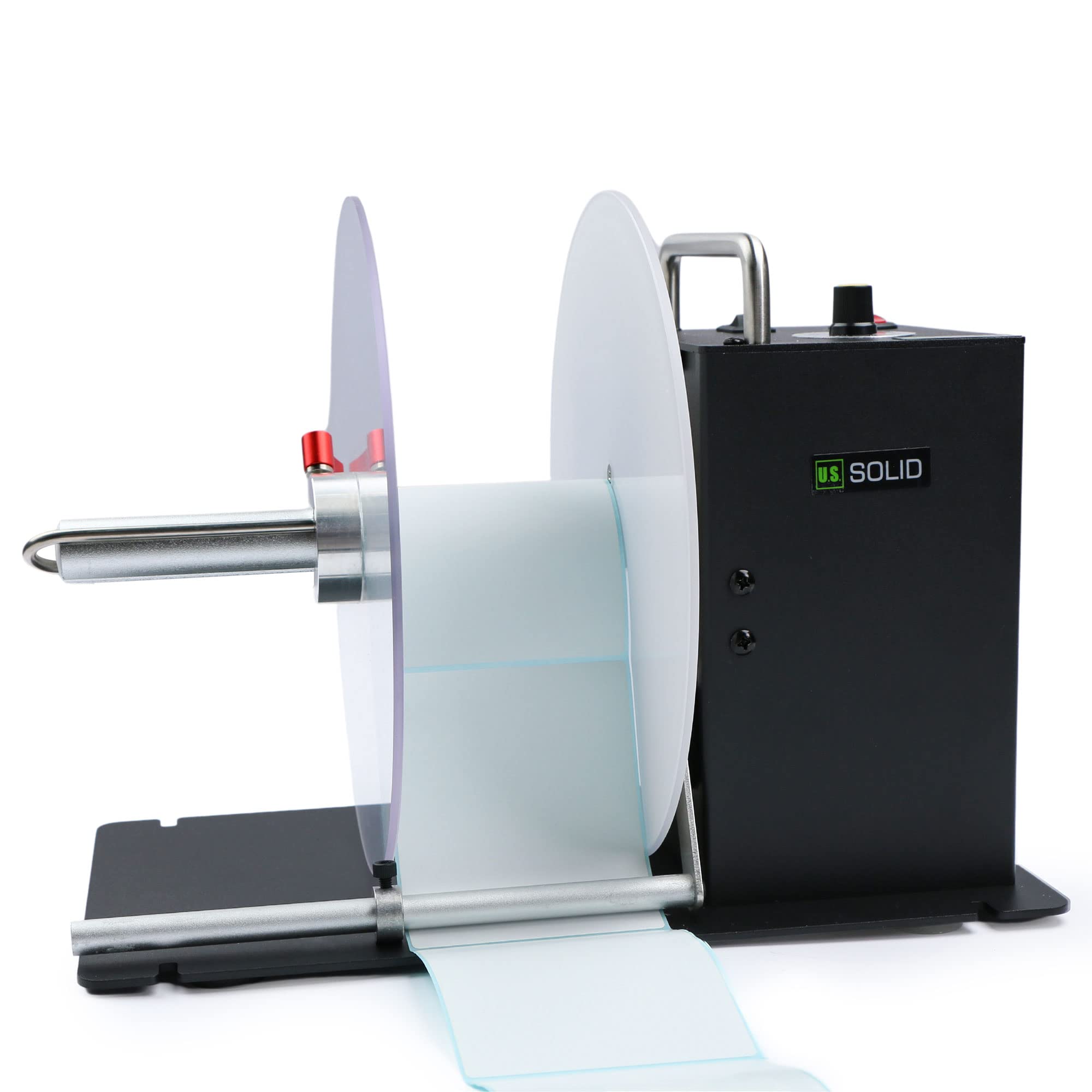 Avvolgicalze Automatico U.S. Solid Per Etichette - Larghezza Max 80mm | Alimentazione USB/AC | Con 3 Supporti Anime - Foto 6