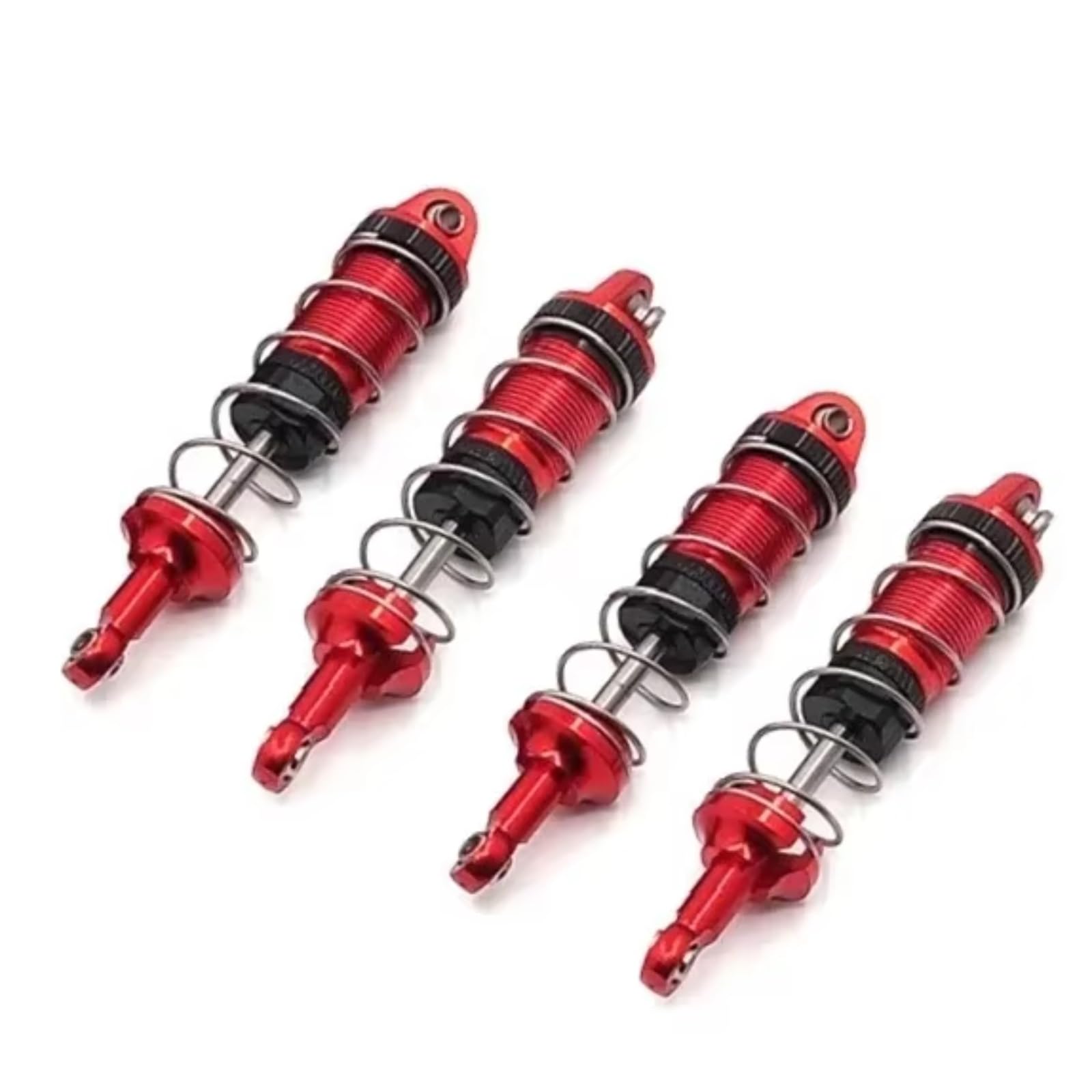 Amortiguadore Coche RC para SCY 16101 16102 16103 1/16 4 Piezas Amortiguador Metálico para Coche RC Piezas Y Accesorios para Vehículos De Orugas Actualización Reemplazo Y Uso