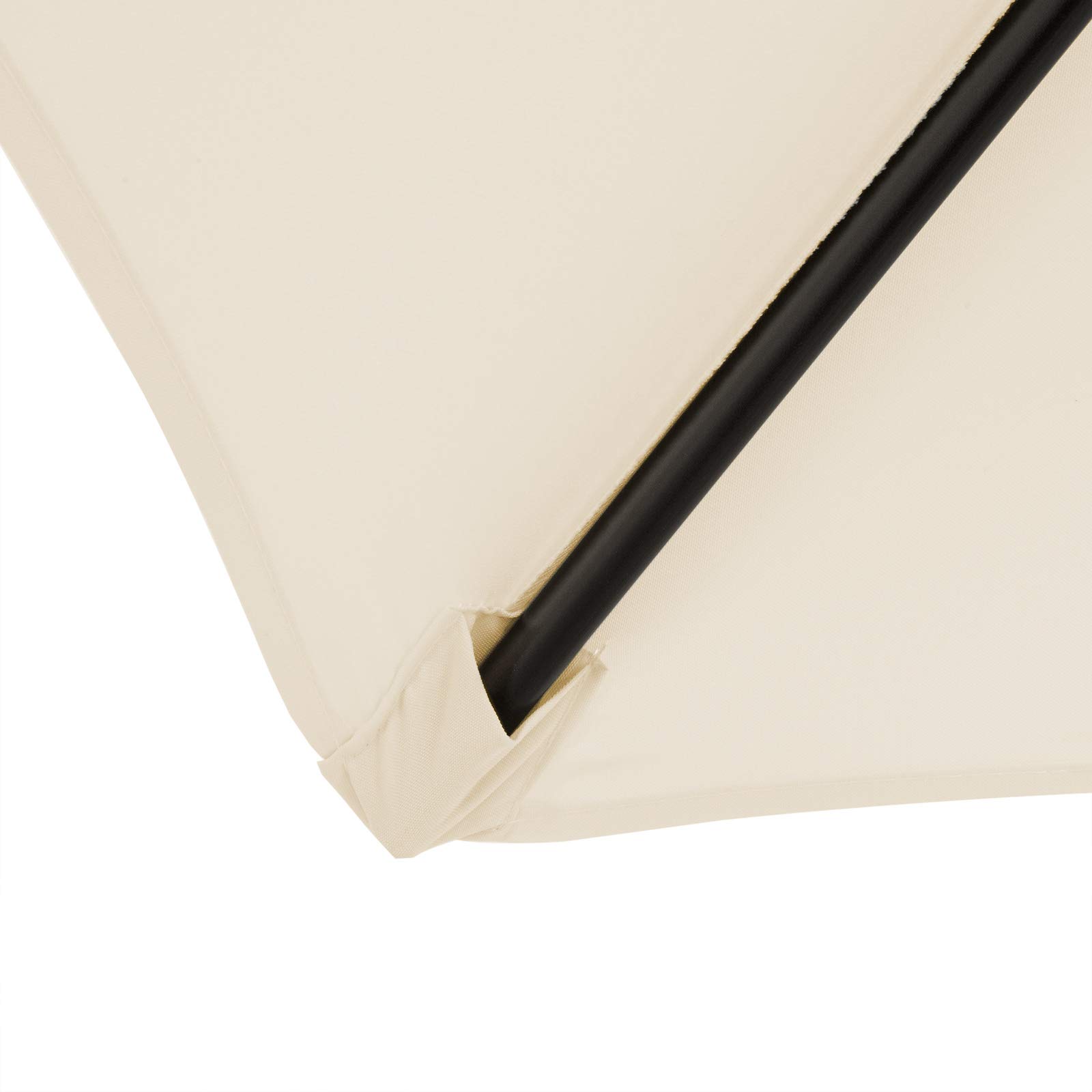 Kingsleeve® Parasol inclinable Ø 200cm beige Parasol en aluminium avec manivelle Protection solaire jardin terrasse