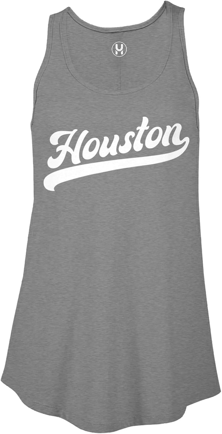 Haase Unlimited Houston - Baseball Jersey Style Ladies Flowy Tank Top