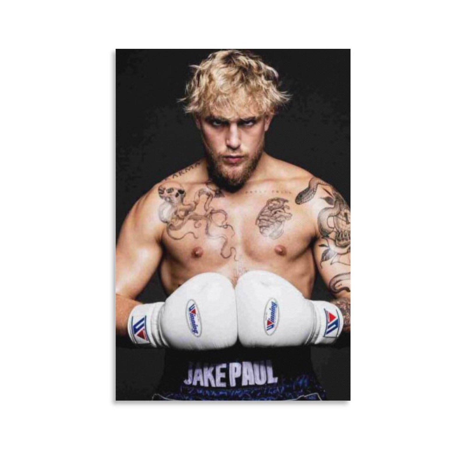Jake Joseph Paul Boxer Poster(1) Canvas Wall Art Poster Decorative Bedroom Modern Home Print Picture Artworks Posters 08x12inch(20x30cm)