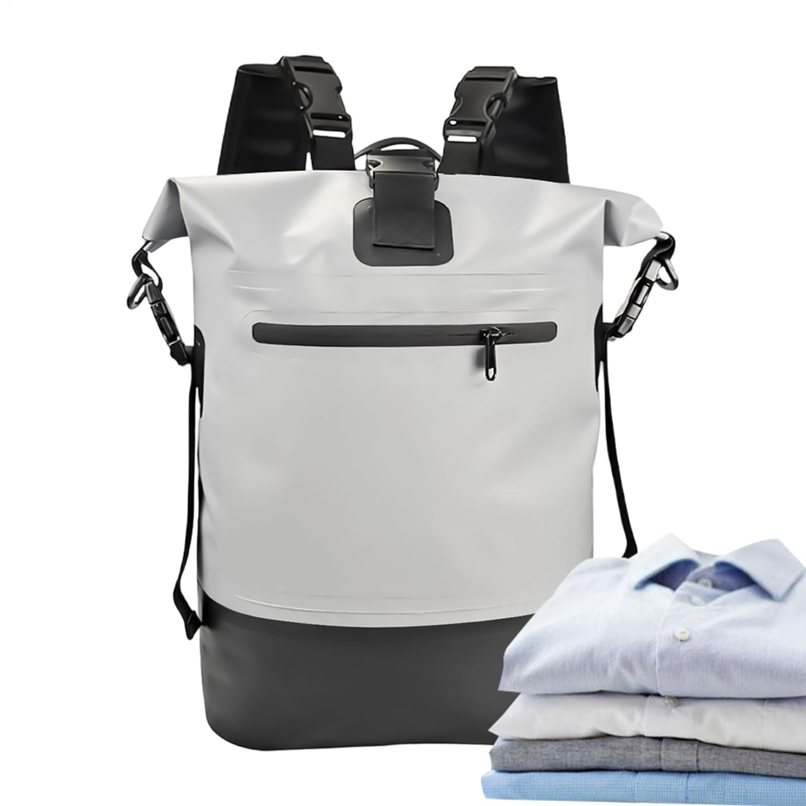 Plecak Wodoodporny 25 l Torba Podróżna z Rolowanym Zamknięciem | Plecak Do Podróży Do Kempingu, Aktywności Na Zewnątrz, Wspinaczki, Trekking, Plaży, Siłowni, Sportu,