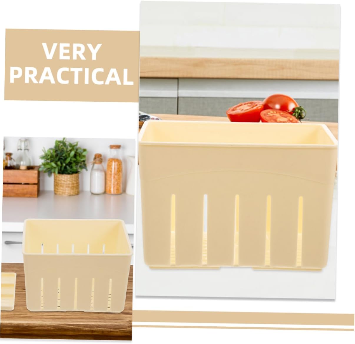 4Pcs Tofu Press Mold Plastic Household Cheese Making Tool Beige