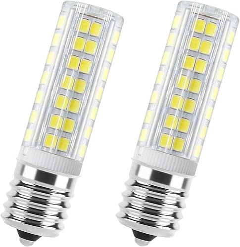 Bombillas LED E17 de 6 W para microondas, reemplaza la bombilla halógena de 125 V 40 W para Whirlpool GE sobre la estufa, campana extractora, disponible en Yaxa Peru