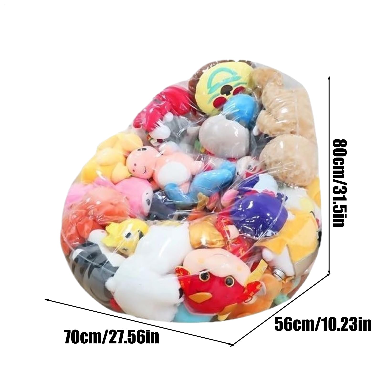 Housse De Fauteuil Poire | Grande Imperméable Vide PVC | Rangement pour Animaux en Peluche Et Chaises,pour Chambre Dortoir Salon Garderie Appartement Tout-Petits Filles Adultes Adolescents
