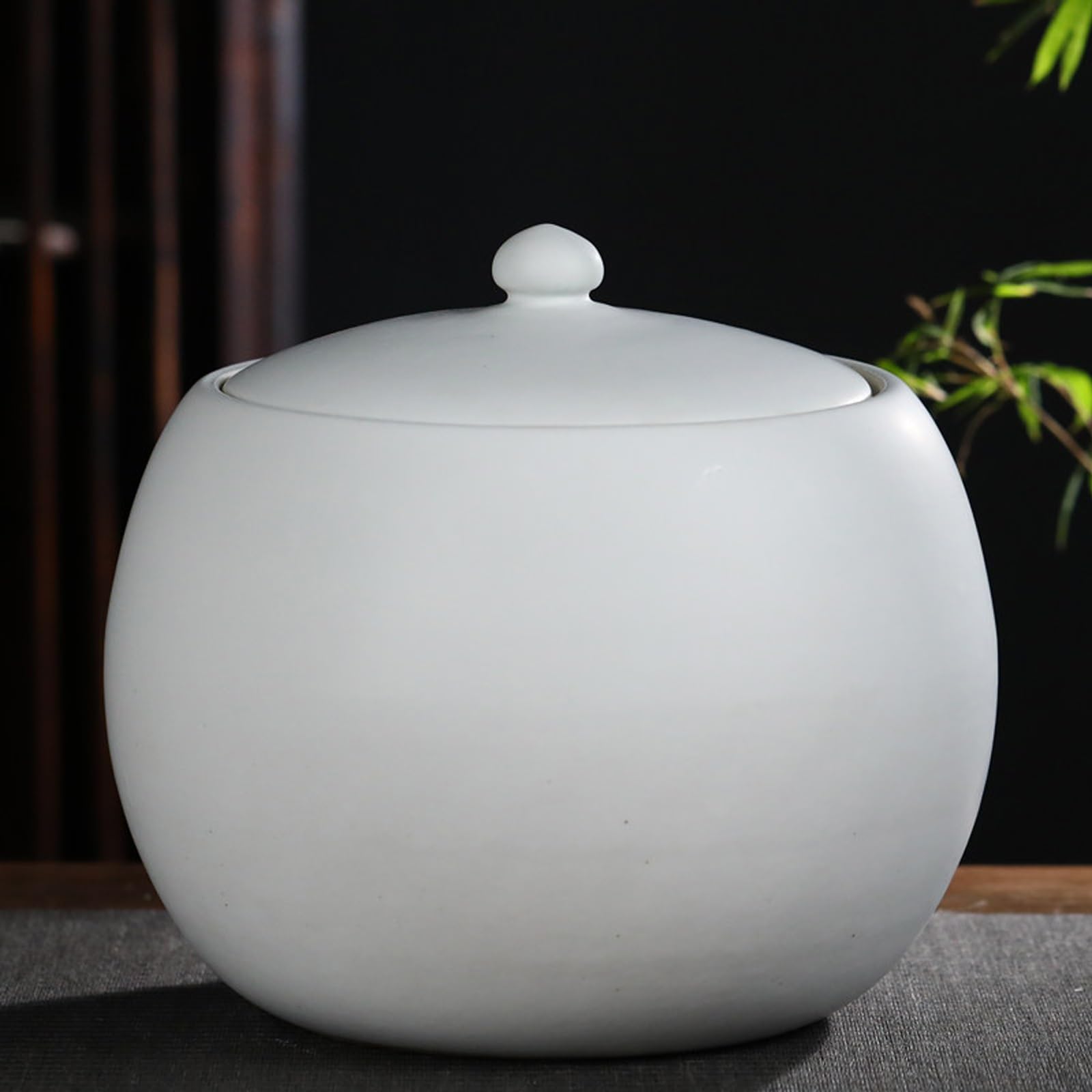 PVUECHADEA Ceramic Rice Bucket With Lids,Grain Dispenser，Ceramic Rice Storage Container