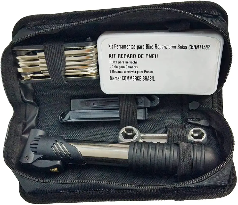 Kit Ferramentas para Bike Reparo com Bolsa CBRN11582 - Commerce Brasil