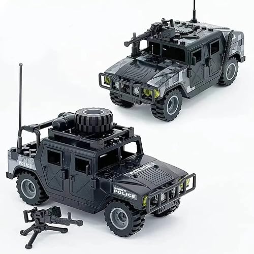 Miniatura 4 de DOUBLEEAGLE IMDUSTRY (CHINA) LIMITED Juguete de construcción de vehículos militares para mayores de 6 años, modelo de automóvil del ejército con 6