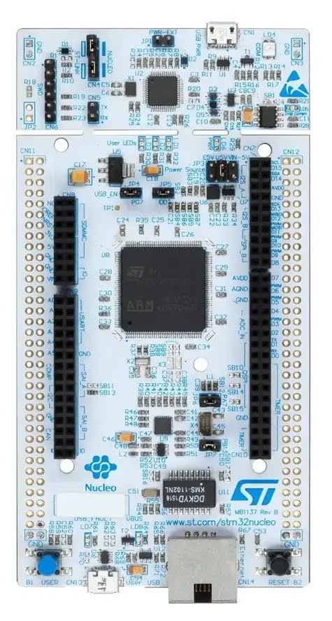 EmbeTronicX Official NUCLEO-F207ZG Development Board, STM32 Nucleo-144, STM32F207ZG MCU, Ariduino Uno & ST Morpho Connectivity- ChipTronicX