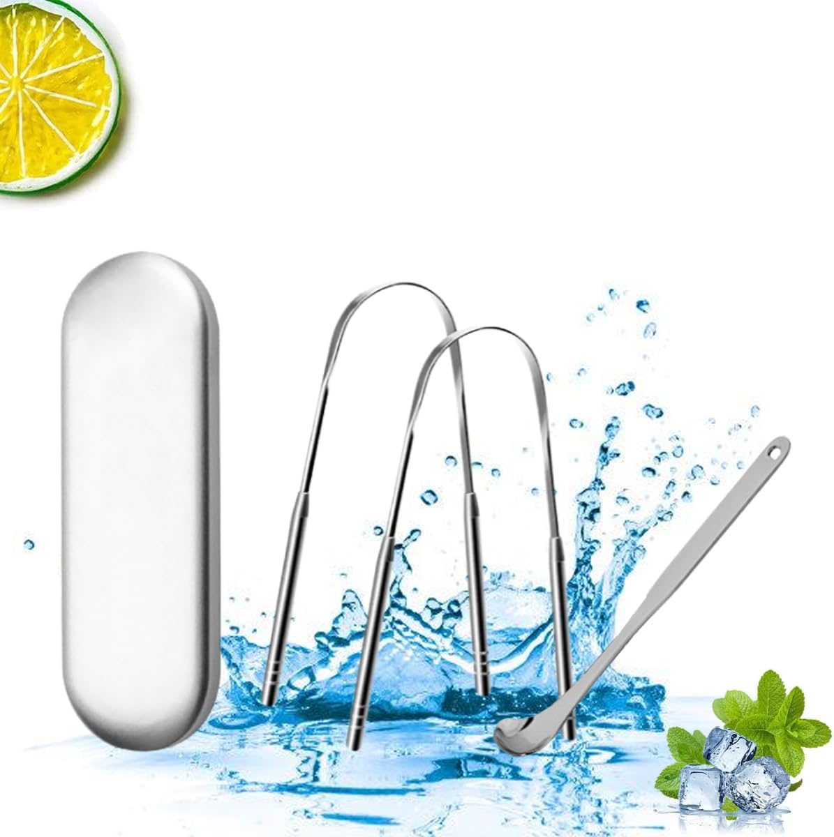 Stainless Steel Tongue Cleaners,...