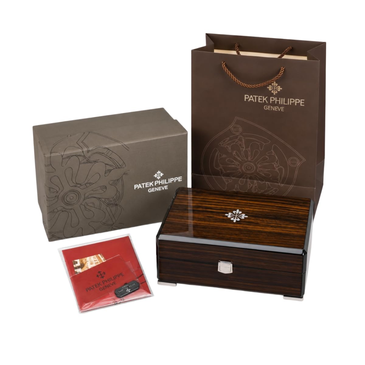 Uhrenkasten Einzeluhr Massivholz Uhrenbox Einzelfach mit Weichem Uhrenkissen und Polierter Oberfläche für Patek Philippe Aquanaut