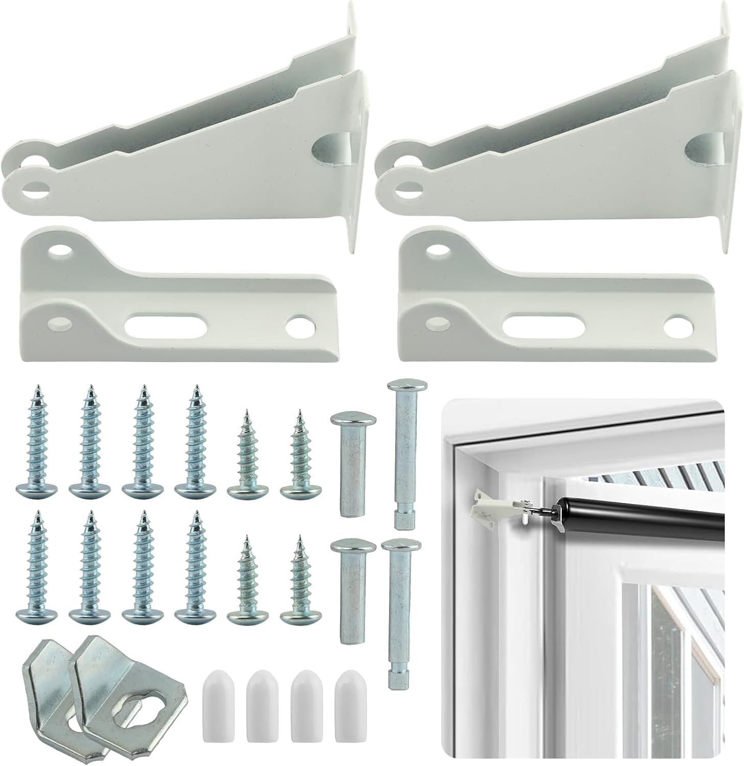 2PCS Screen Door Closer Kit, Storm Door Closer, Storm Door Closer