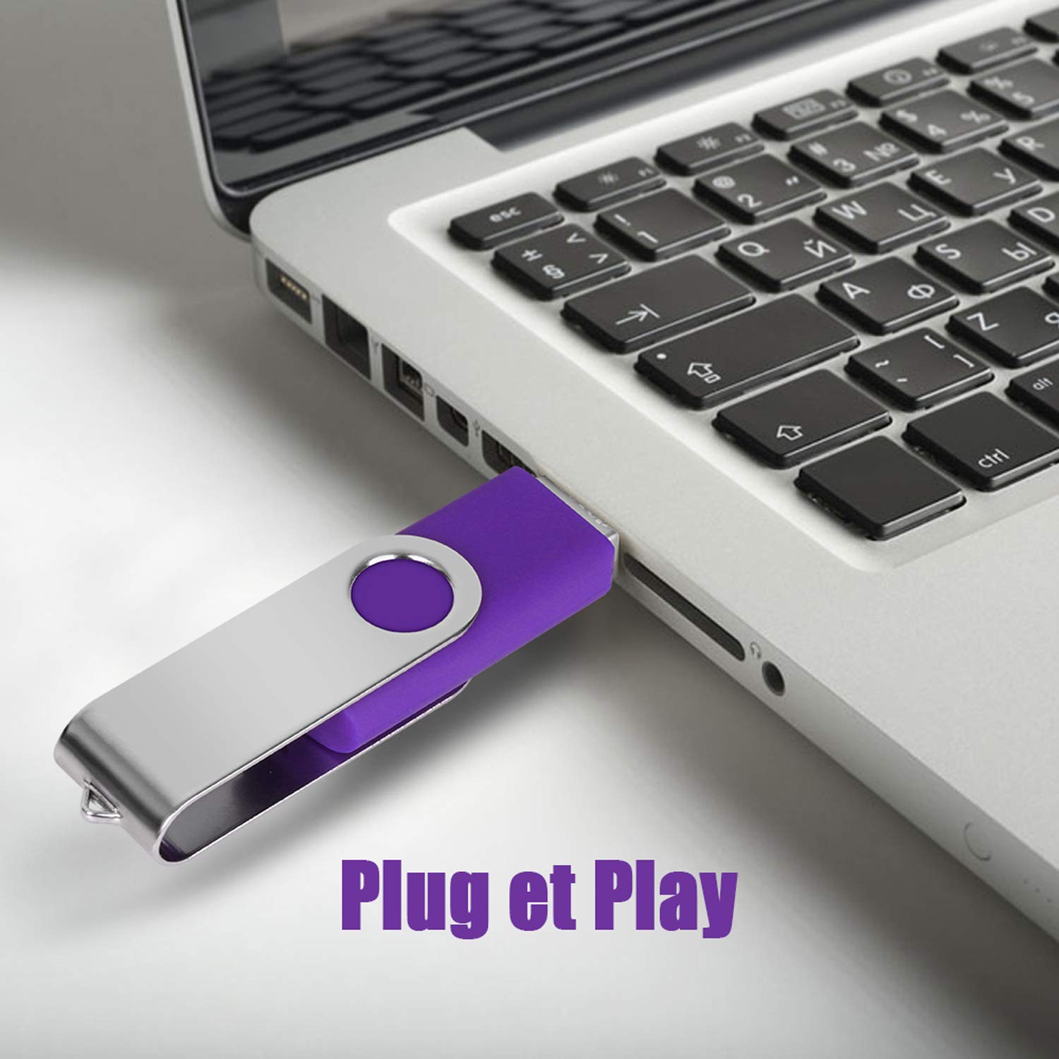 ARETOP Chiavetta USB 2.0 Memoria Flash Drive ad Alta Velocità, per PC/Computer Portatile/Auto (2GB, 50 Pezzi)