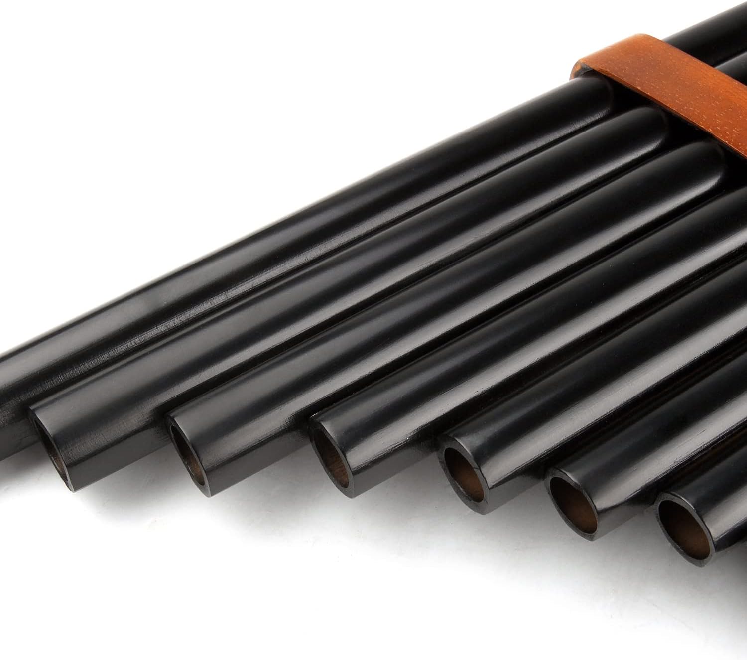 15 Pipes Pan Flute G Key Chinese Traditional Musical Instrument Pan Pipes Woodwind Instrument (right hand)