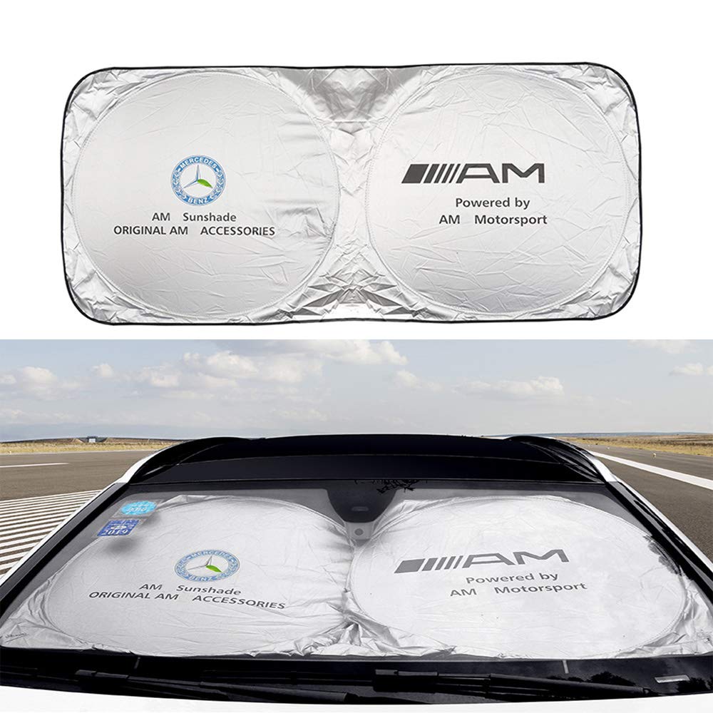 Foldable Windshield Shade AutoMate Pro Custom Fit Windshield Sunshade For Mercedes Benz