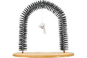 Cat Brush Arch Massager - Ultimate Cat Self Groomer and Scratcher