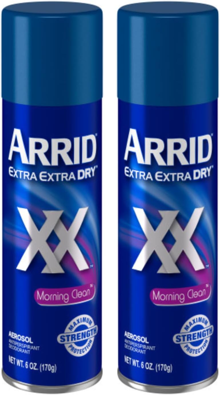 Deodorant 6 Ounce Aerosol XX Morning Clean (177ml) (2 Pack)