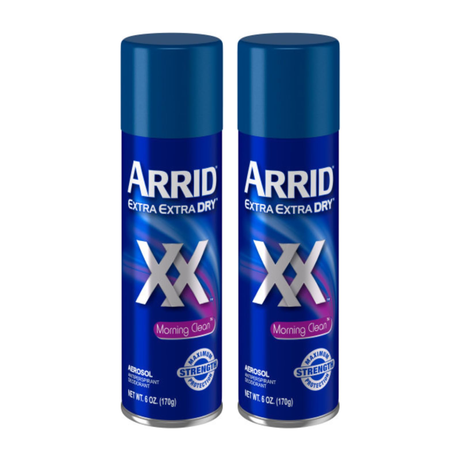 Deodorant 6 Ounce Aerosol XX Morning Clean (177ml) (2 Pack)