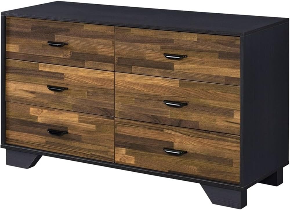 Acme Furniture Eos - Cómoda de nogal y acabado negro