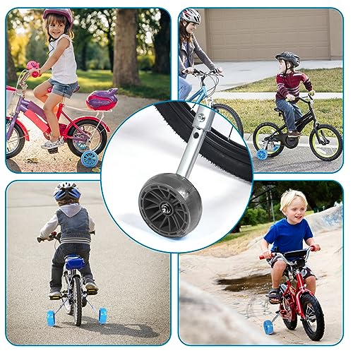 FORTOP Training Wheels for Kids Bikes with Gears, Derailleur Compatible, Fits 16&ndash;22 Inch Children&rsquo;s Bicycles, Heavy Duty Adjustable Stabilizers for Kids Gear Bikes (Black)
