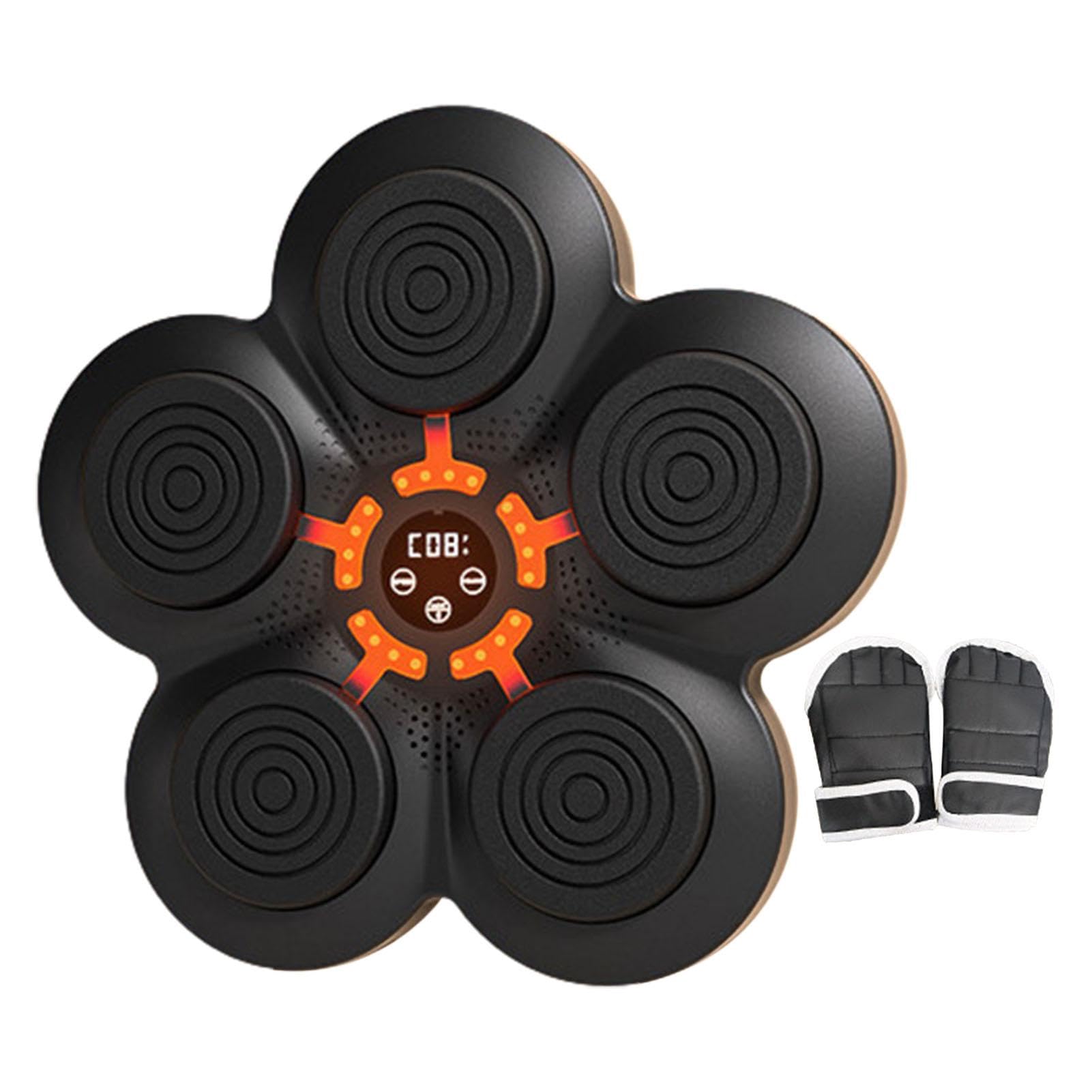 Bersaglio ritmico da boxe, attrezzatura sportiva avanzata, bersaglio intelligente da boxe, da parete, illuminato, robusto dispositivo per esercizi per bambini, adulti, fitness e palestra