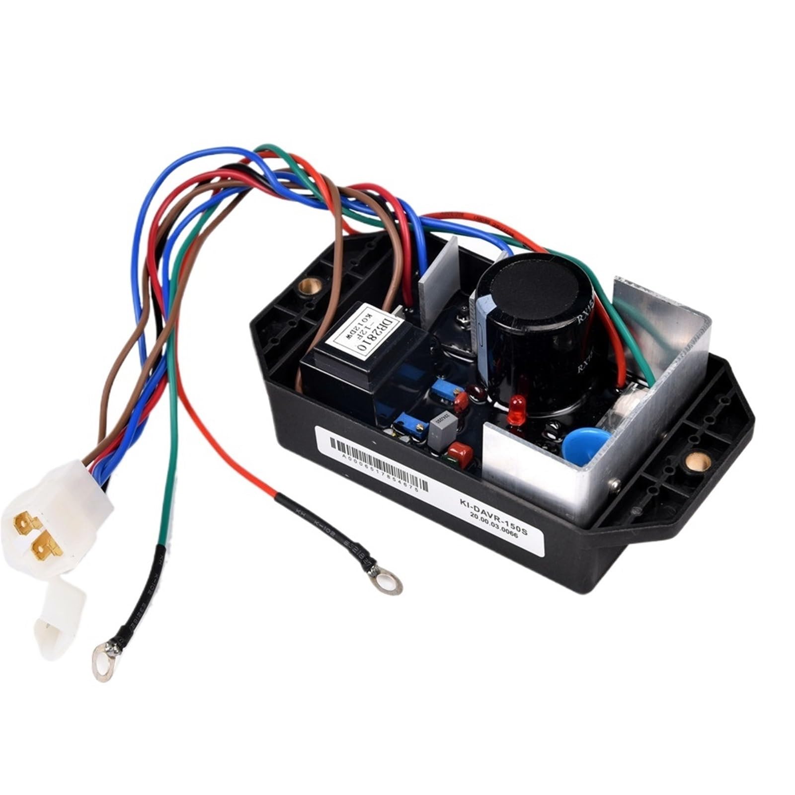 NVSFZGIYG 1pcs KI-DAVR-150S Single Phase AVR Generator Spare Parts Automatic Voltage Regulator(150S3-plastic box)