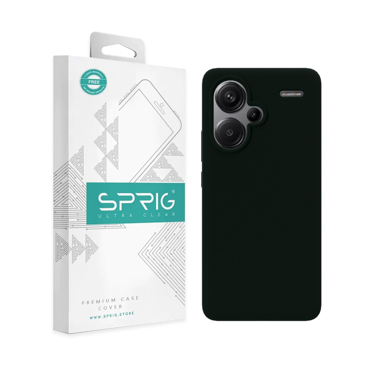 SPRIG Compatible with Redmi Note 13 pro Plus Premium SilkTone Back Cover Drop Tested Shock Proof Mobile Case for Men, Women, Boys and Girls with Camera Protection (Dark Green) SPRIG Compatible with Redmi Note 13 pro Plus Premium SilkTone Back Cover Drop Tested Shock Proof Mobile Case for Men, Women, Boys and Girls with Camera Protection (Dark Green)