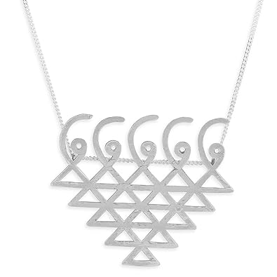 Jewels 92.5 Sterling Silver Saraswati Yantra Pendant For Men And Women