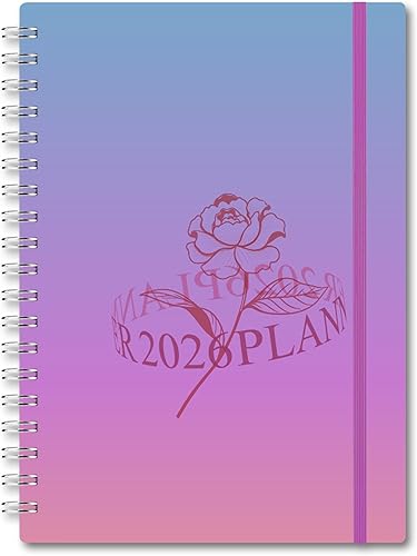 Vista 22 de Agenda 2026 – Agenda semanal y mensual desde enero de 2026 a diciembre de 2026, 7 x 10 pulgadas, 12 pestañas mensuales, páginas de notas, bolsillo