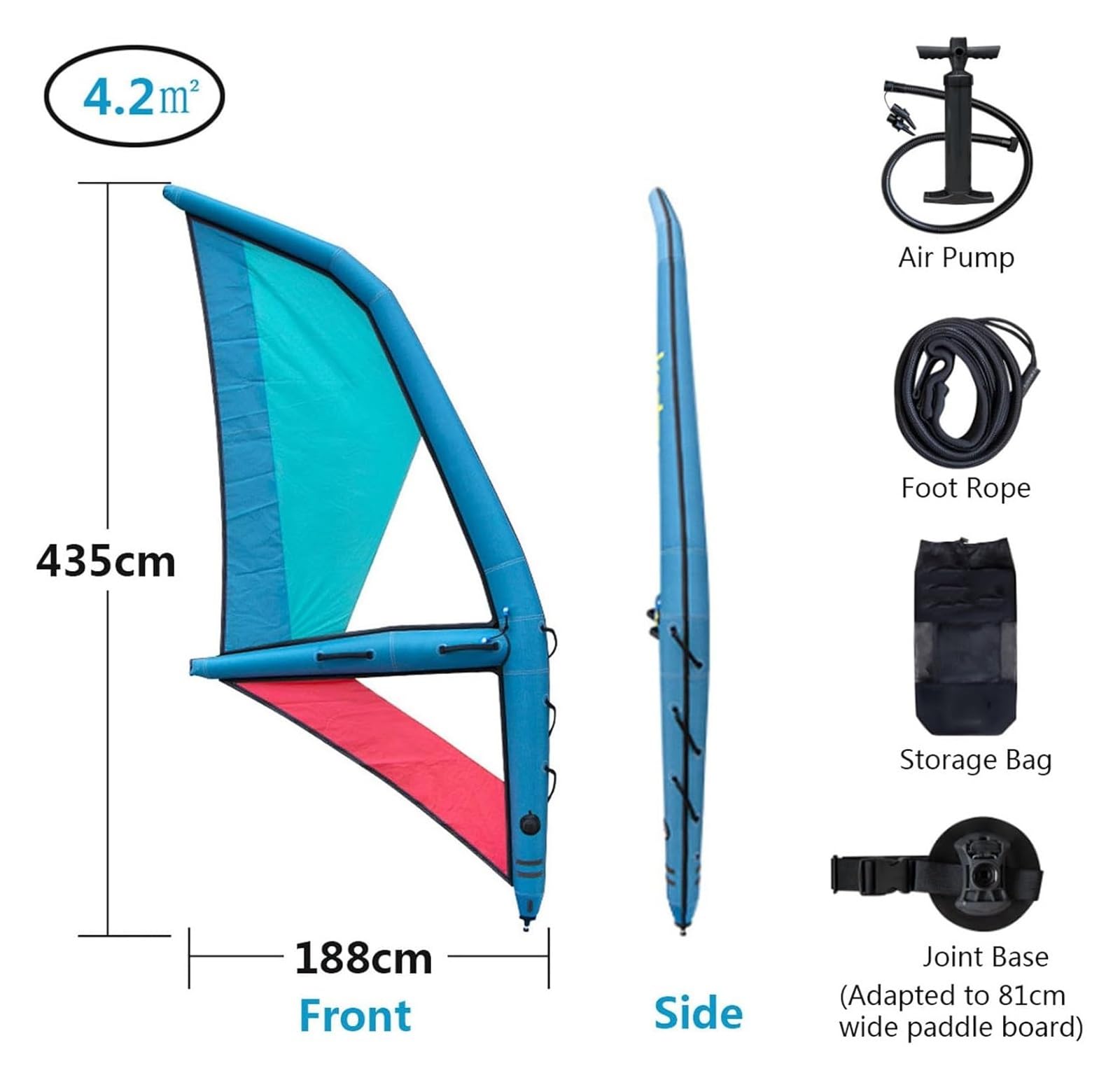 Tabla De Paddle Surf Hinchable Profesional Sup, Tabla de Windsurf Hinchable, Wing Foil, Tabla de Windsurf de Mano