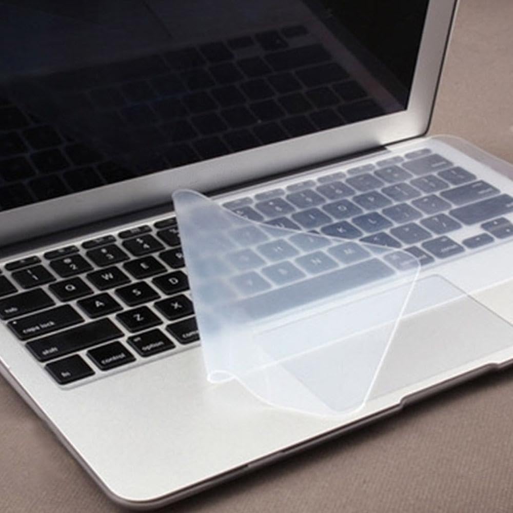 Leadigol 5 PCS Universal Keyboard Protector Cover Skin, Silicone Waterproof Dustproof Keyboard Protector Skin 10-17inch for Laptop Notebook(S)