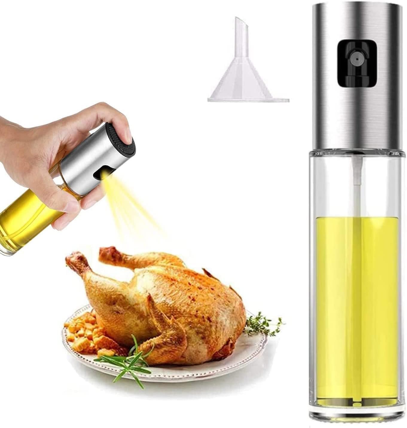 ChioSun Öl Sprayer Flasche, 100ml Essig Sprayer Spender