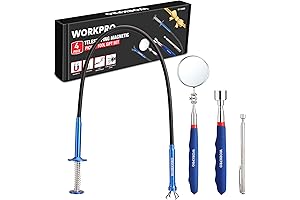 WORKPRO 4PC Telescoping Magnetic Pickup Tool Kit