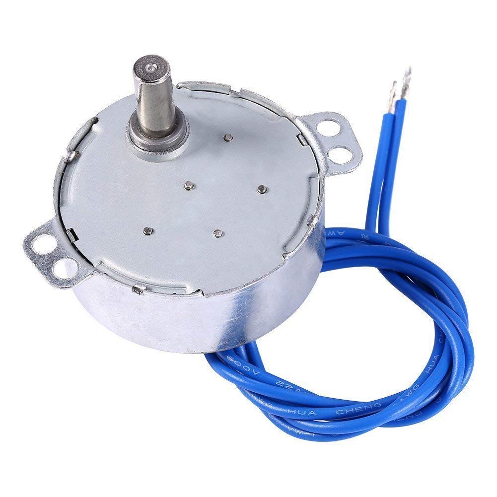 Electric Synchron Motor Synchronous Synchron Motor Turntable Motor Cup Turner Motor 110V 100-127VAC 50/60Hz 4W 2.5-3RPM/MIN CCW/CW Direction for Hand-Made,School Project,Model or Guide (8PCS/2.5-3RPM)