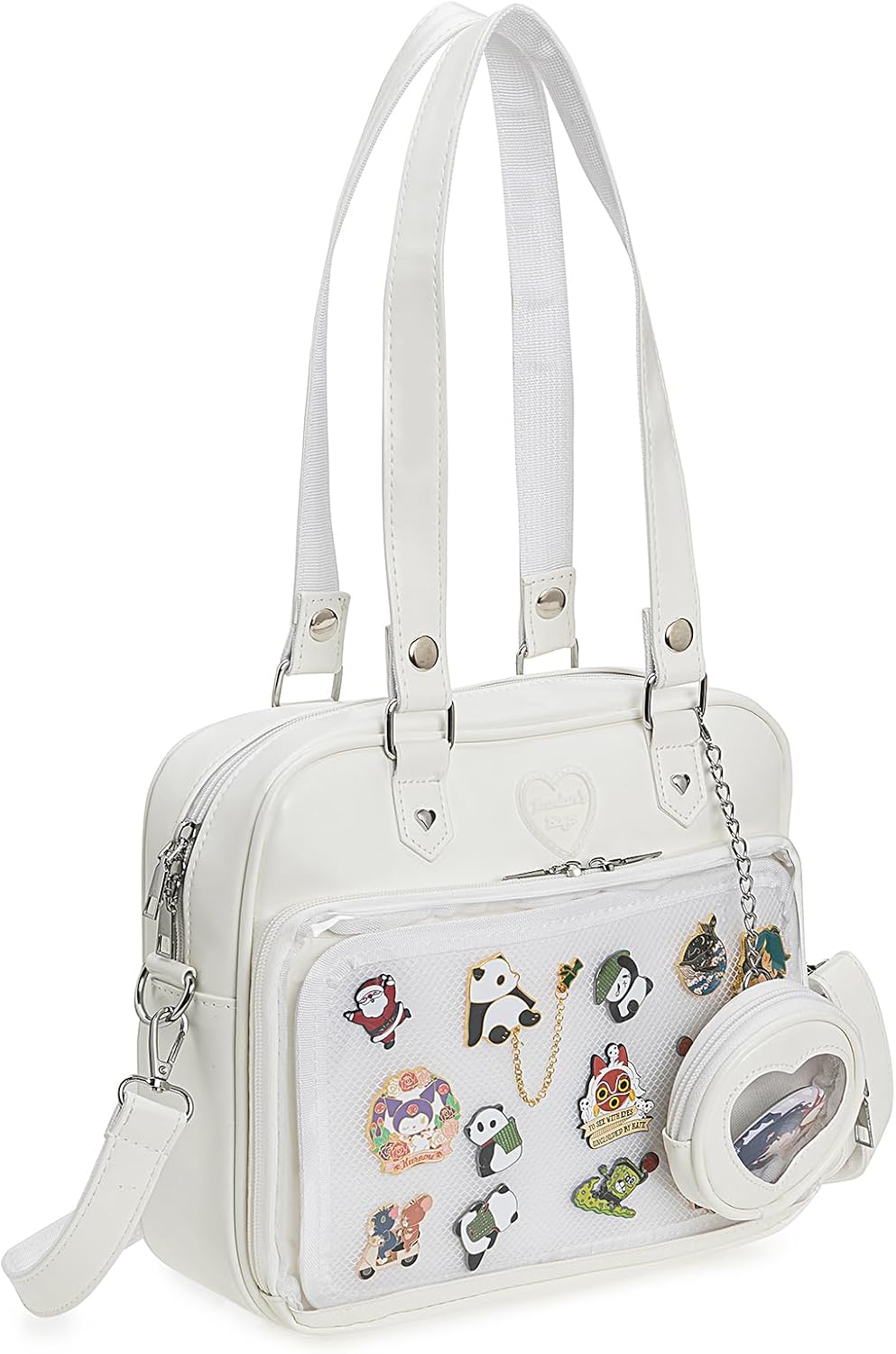 Ita Bag Crossbody Handbags Kawaii Shoulder Purse Square Backpack with Insert Anime Pins Display - Image 4