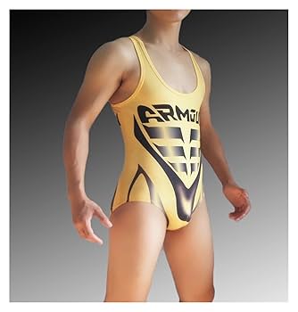 Amazon.co.jp: メンズレスリングシングレット、セクシーレッグ