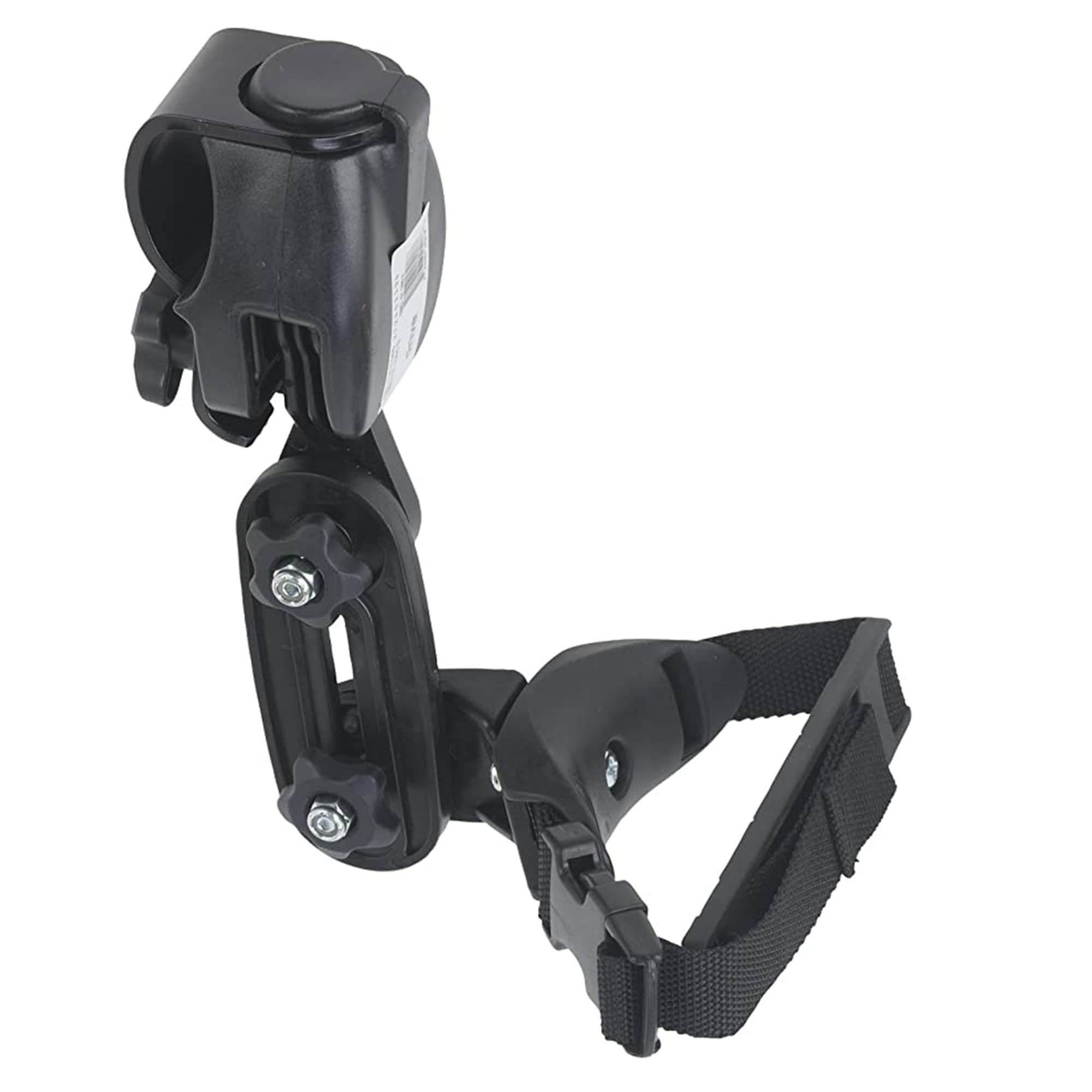 Drive Medical Trekker Gait Trainer Large Adjustable Height Thigh Prompts Pair for Kids or Adults, 20 Inch Leg Circumference, Black