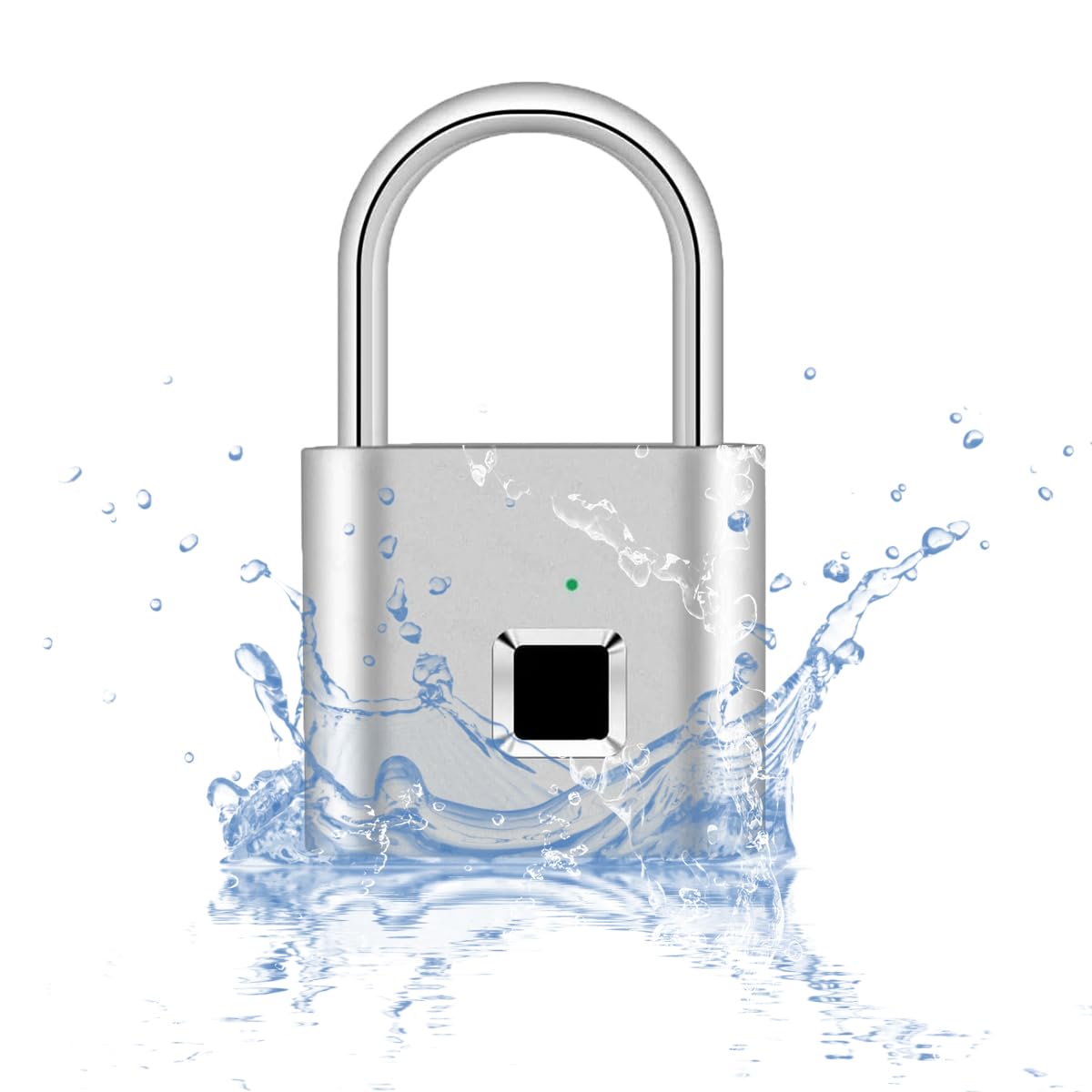 Cadenas Empreinte Digitale USB - Étanche, 20 Empreintes - Casier, Gym