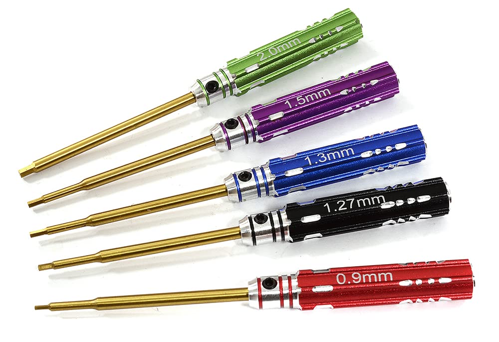 Amazon.com: Integy Mini Allen Hex Wrench 5pcs (0.9, 1.27, 1.3, 1.5