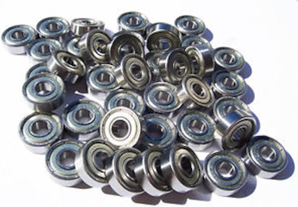 1000 Abec 9 Skateboard Bearings 608 Bearing Warp Speed